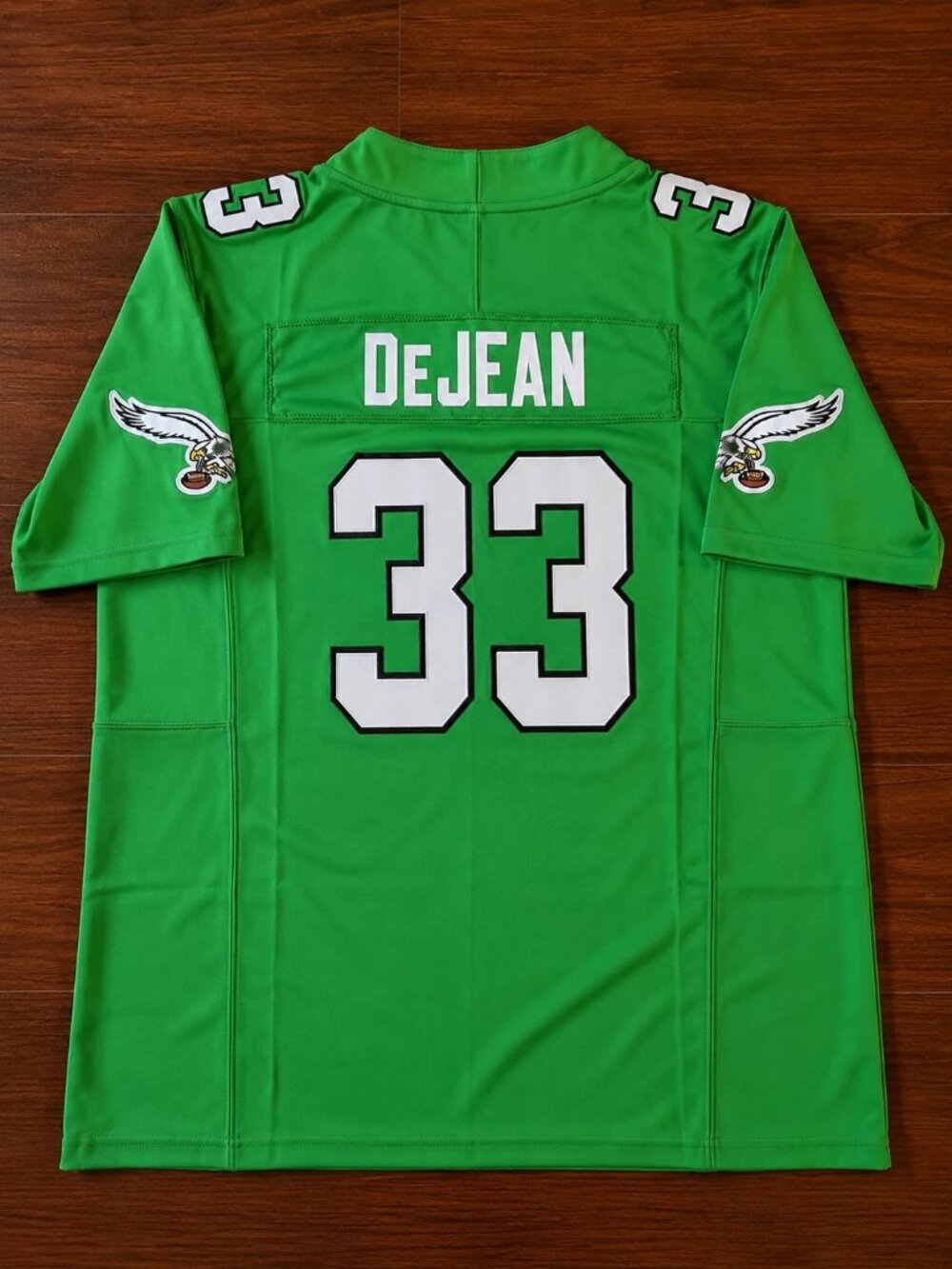 Cooper DeJean Kelly Green Vapor Jersey Stitched